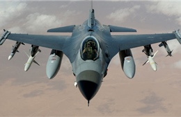 Máy bay chiến đấu F-16 diễn tập chung Israel - Mỹ